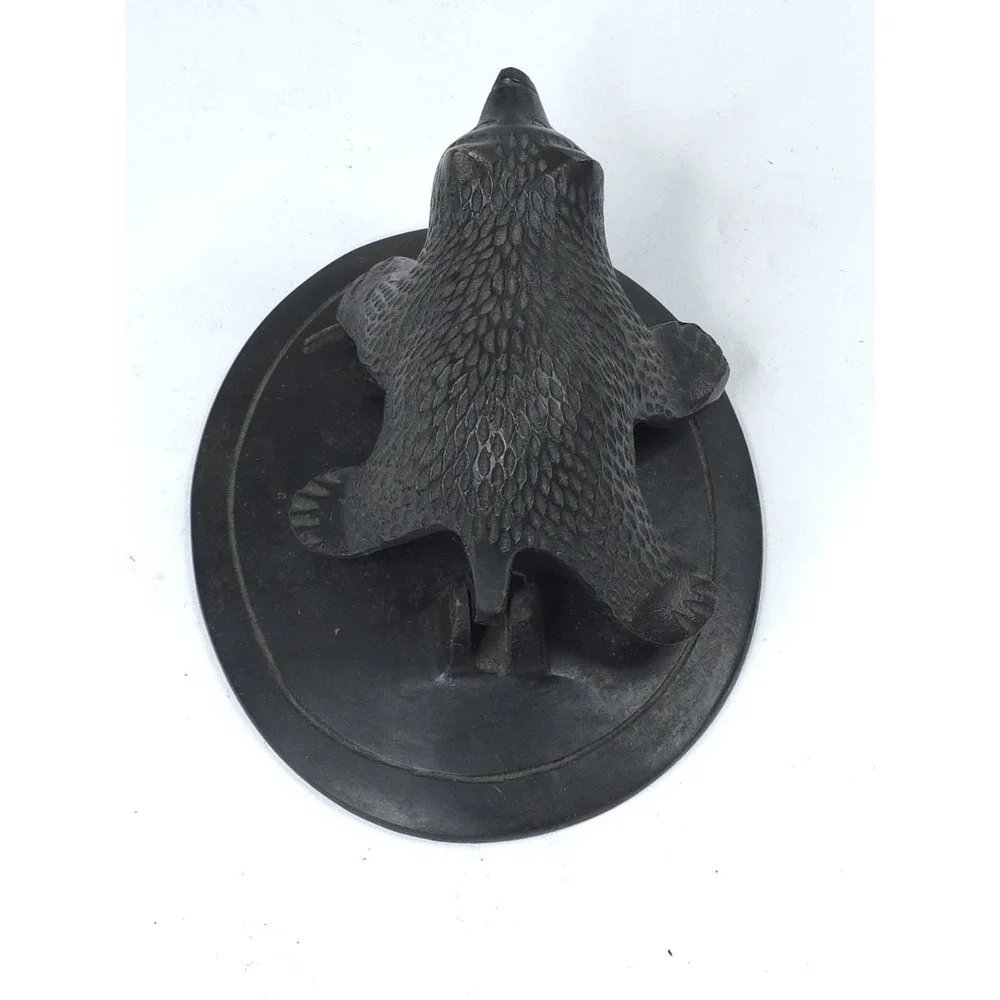 Vtg Cast Iron Antique Style Bear Door‎ Knocker 1LB 12oz 4.5
